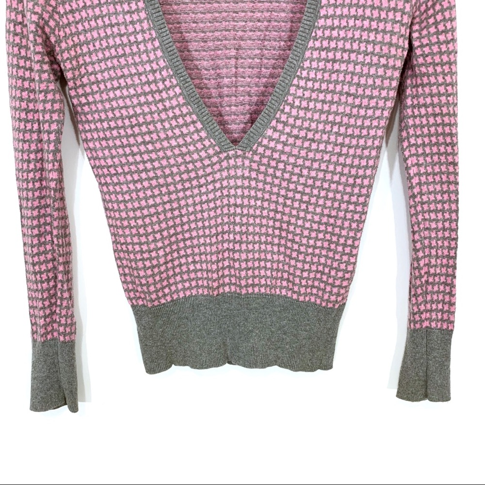 Ben Sherman Deep V-Neck Cotton Sweater - Picture 3 of 7